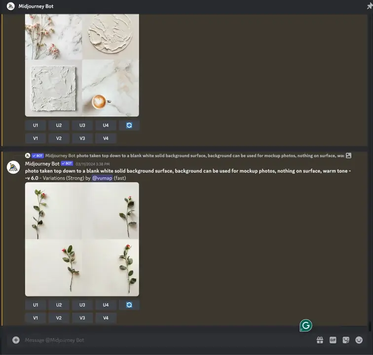 Midjourney allows users to paste a link to an image, which is then used as a prompt for generating creative content. This pattern is another way to getting the multimedia input without the need of an uploading process.